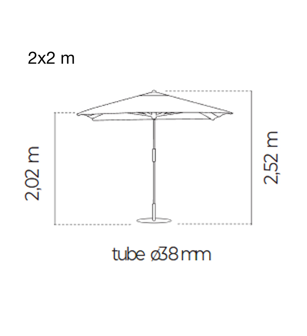 Sombrilla EZPELETA JAVA de Madera