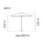 Sombrilla EZPELETA JAVA de Madera
