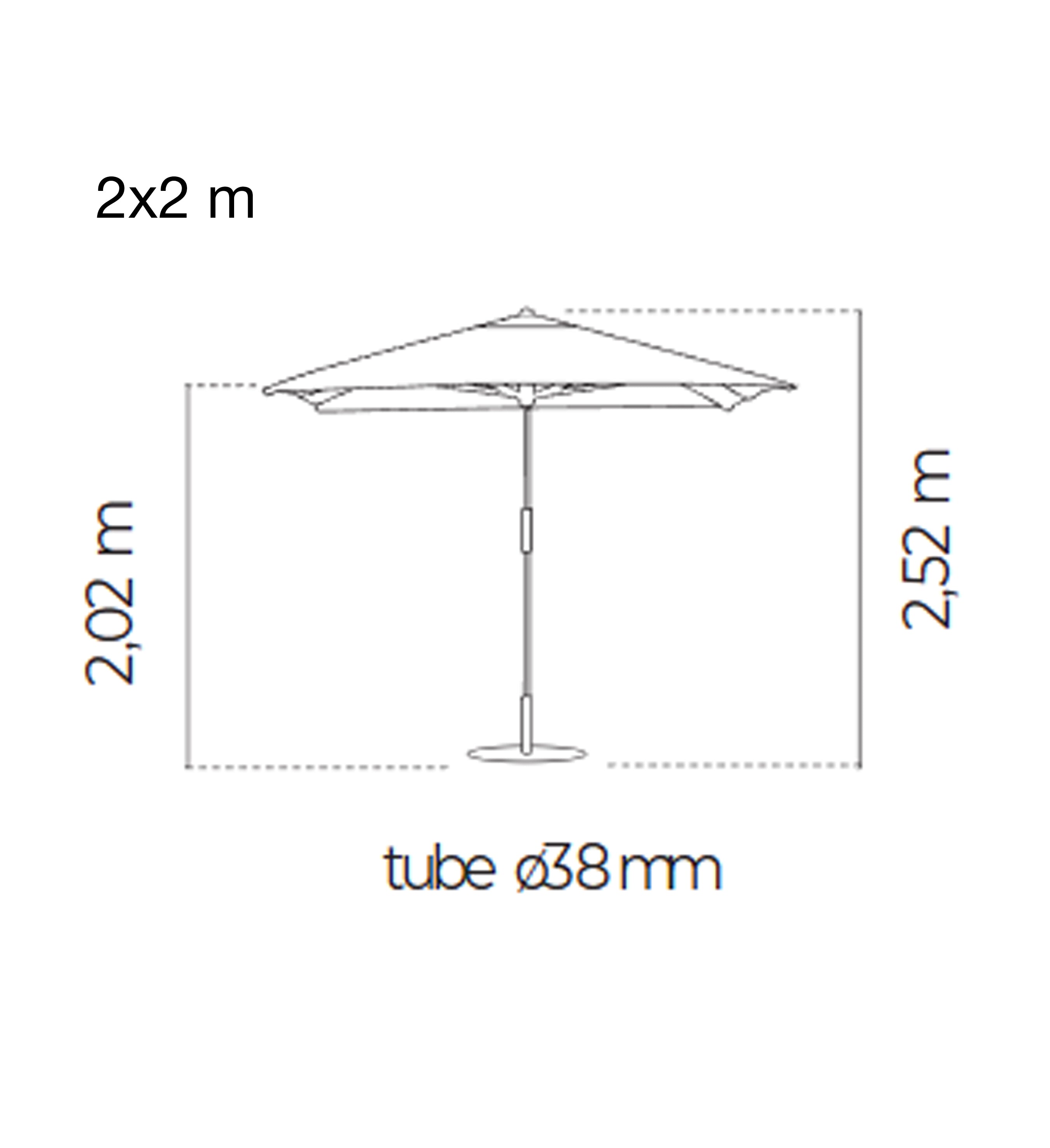 Sombrilla EZPELETA JAVA de Madera