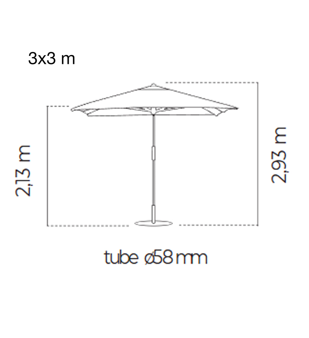 Sombrilla EZPELETA JAVA de Madera