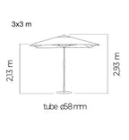 Sombrilla EZPELETA JAVA de Madera