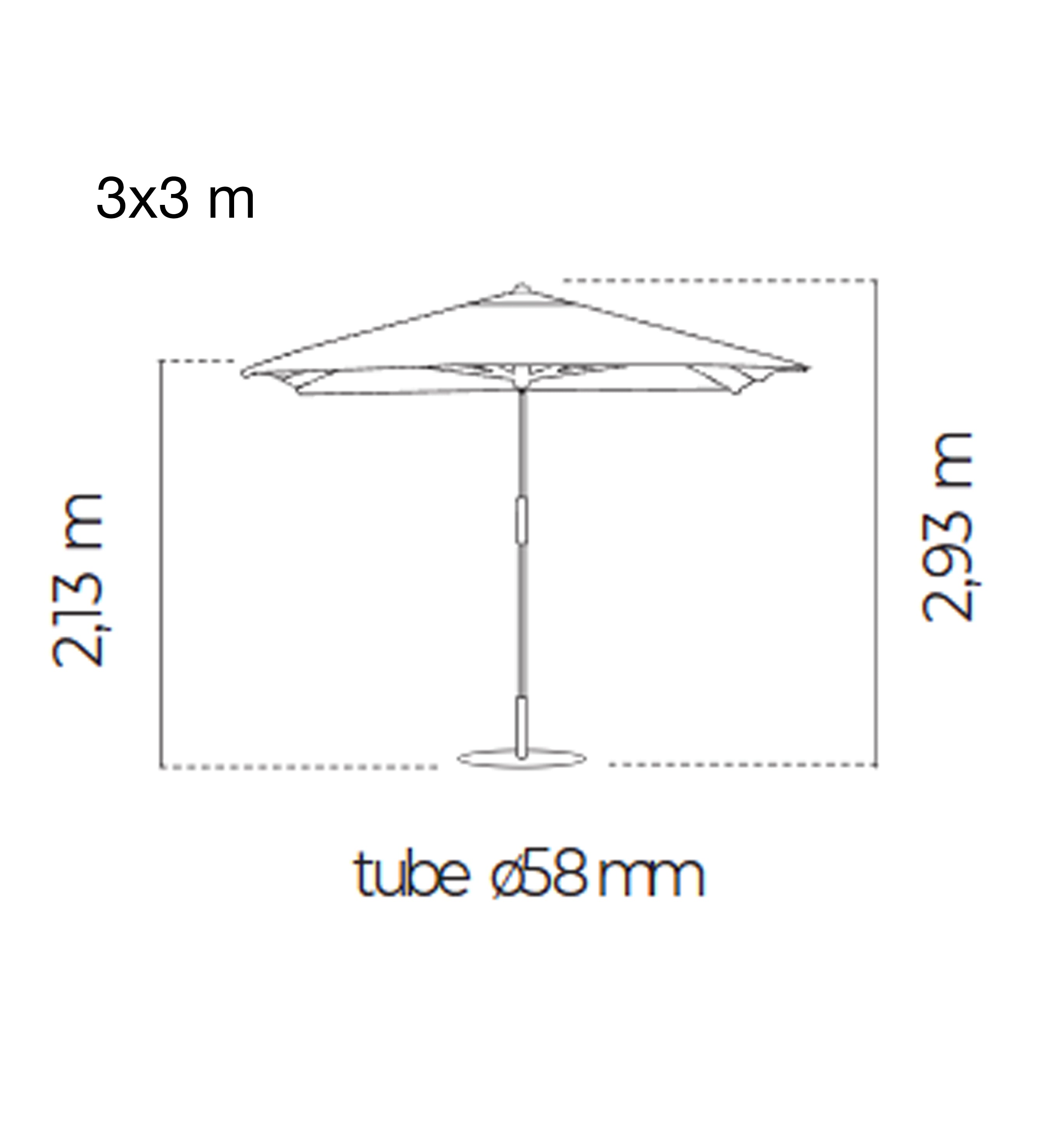 Sombrilla EZPELETA JAVA de Madera