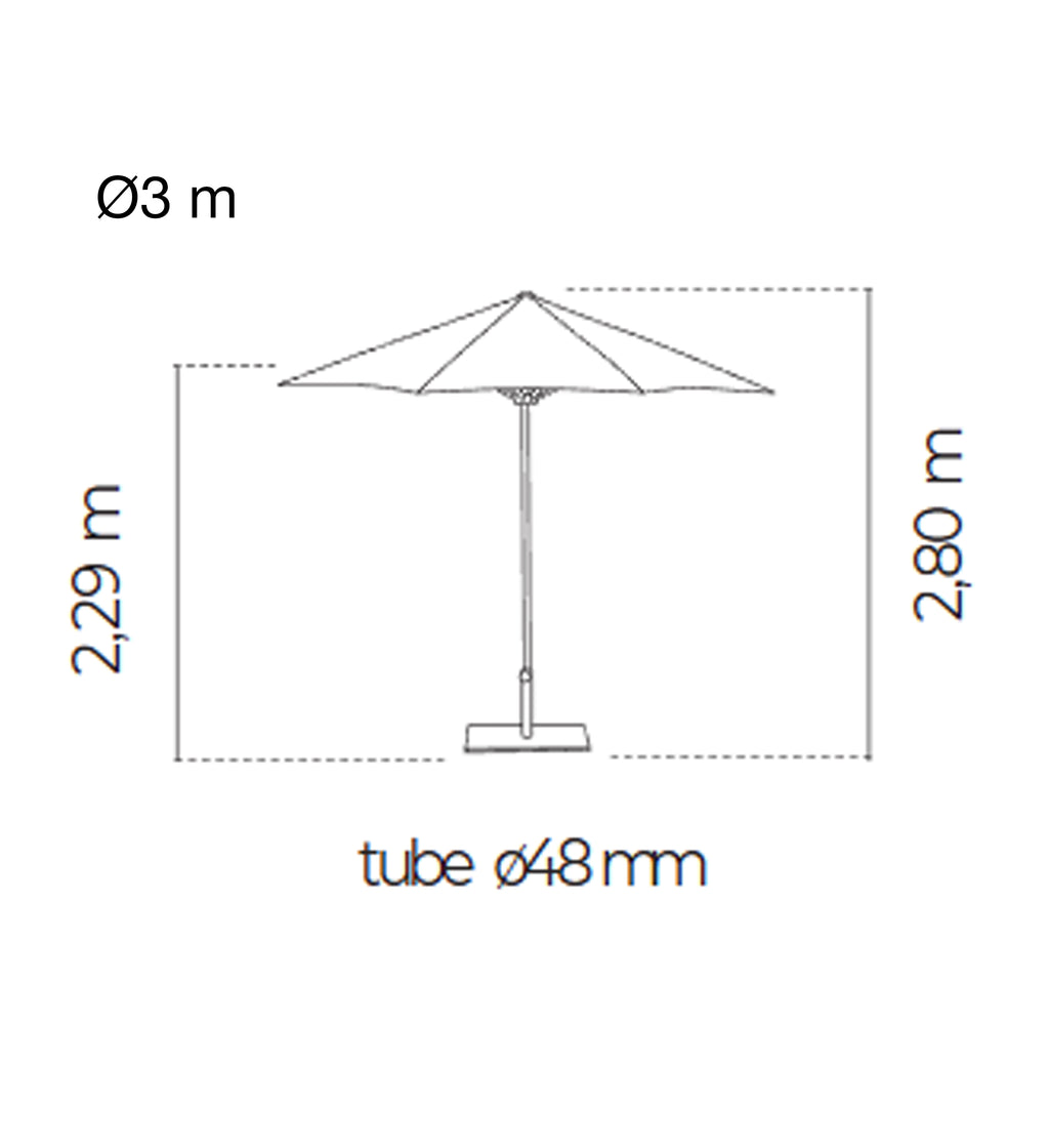 Sombrilla EZPELETA JAVA de Madera