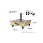 Base Parasol Pie Central BOX 5 - 35kg