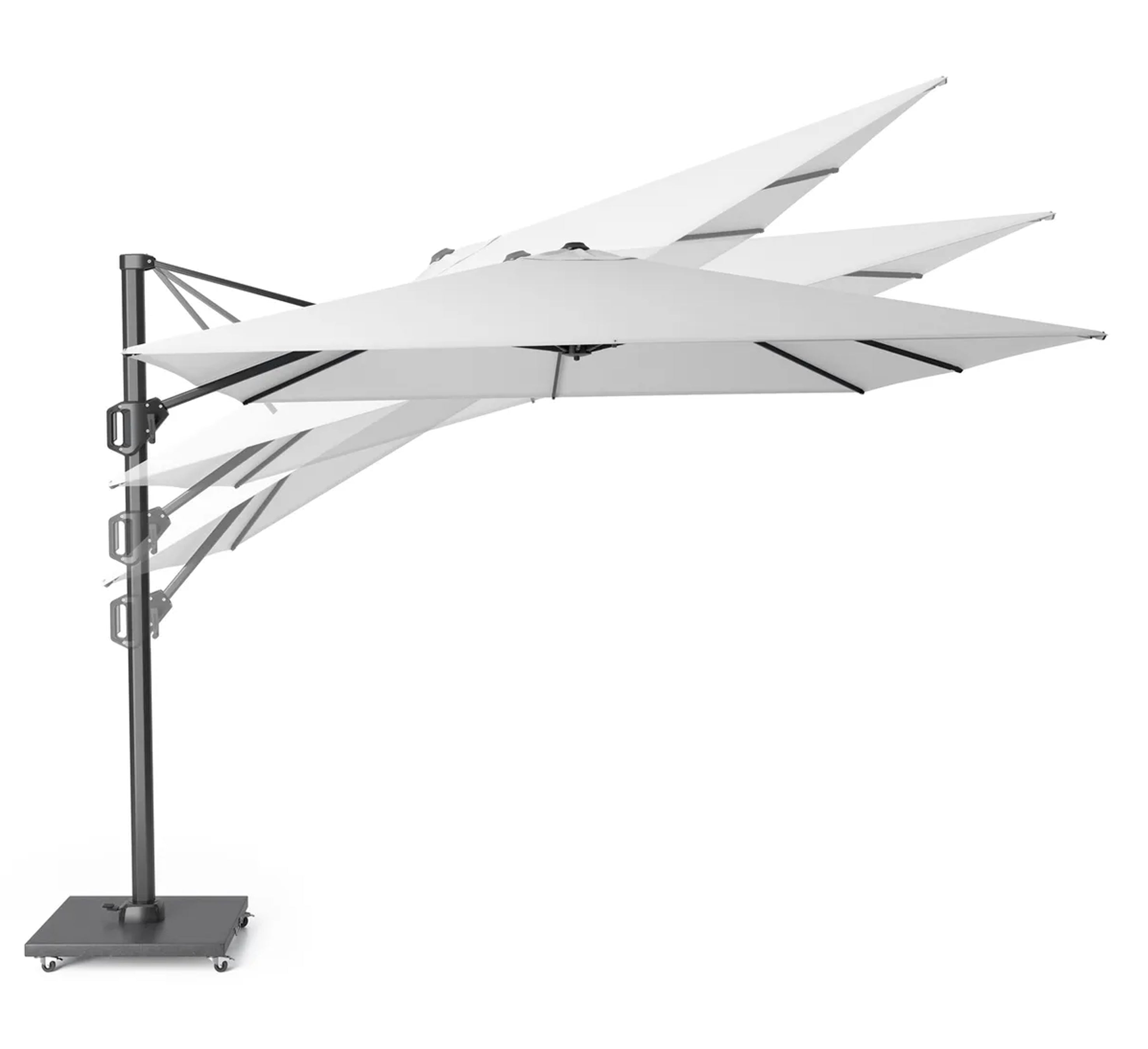 Parasol Lateral PLATINUM TELESCÓPICO 3.5x3.5m